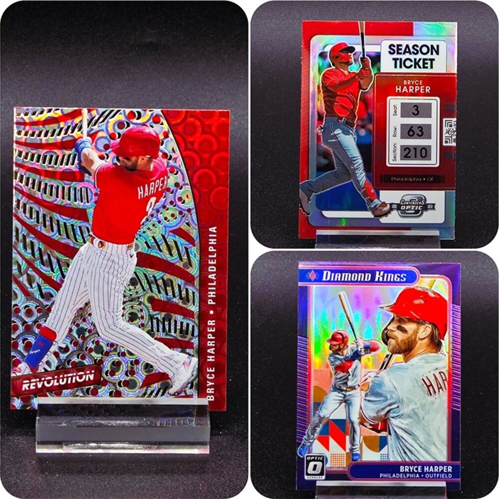 Bryce Harper Diamond Kings Holo Revolution Groove Philadelphia Phillies Star